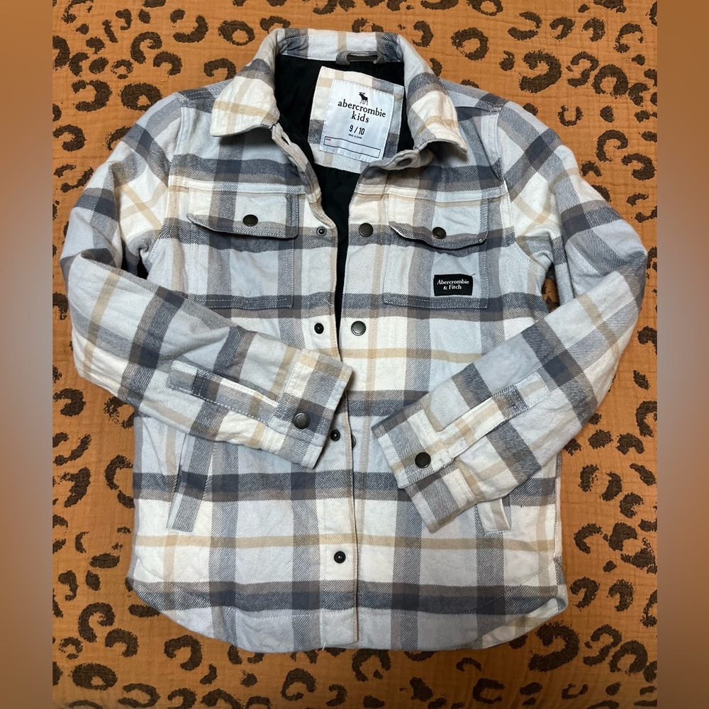 Abercrombie kids 9/10 fleece jacket